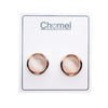Simulated Moonstone Earrings.