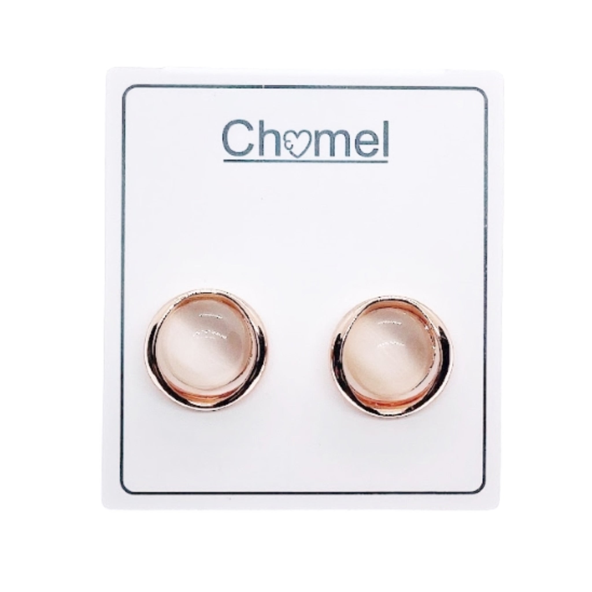 Simulated Moonstone Earrings.
