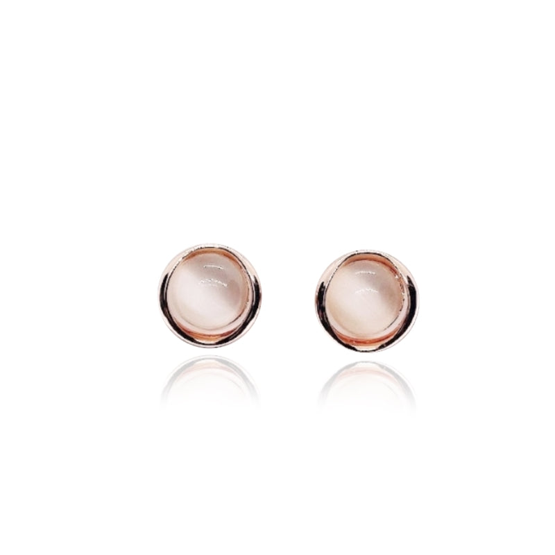 Simulated Moonstone Earrings.