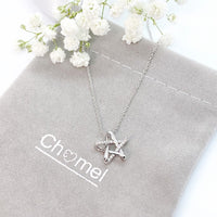 Star Cubic Zirconia Pendant Necklace - CHOMEL