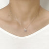 Star Cubic Zirconia Pendant Necklace.