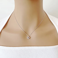 Star Cubic Zirconia Necklace - CHOMEL