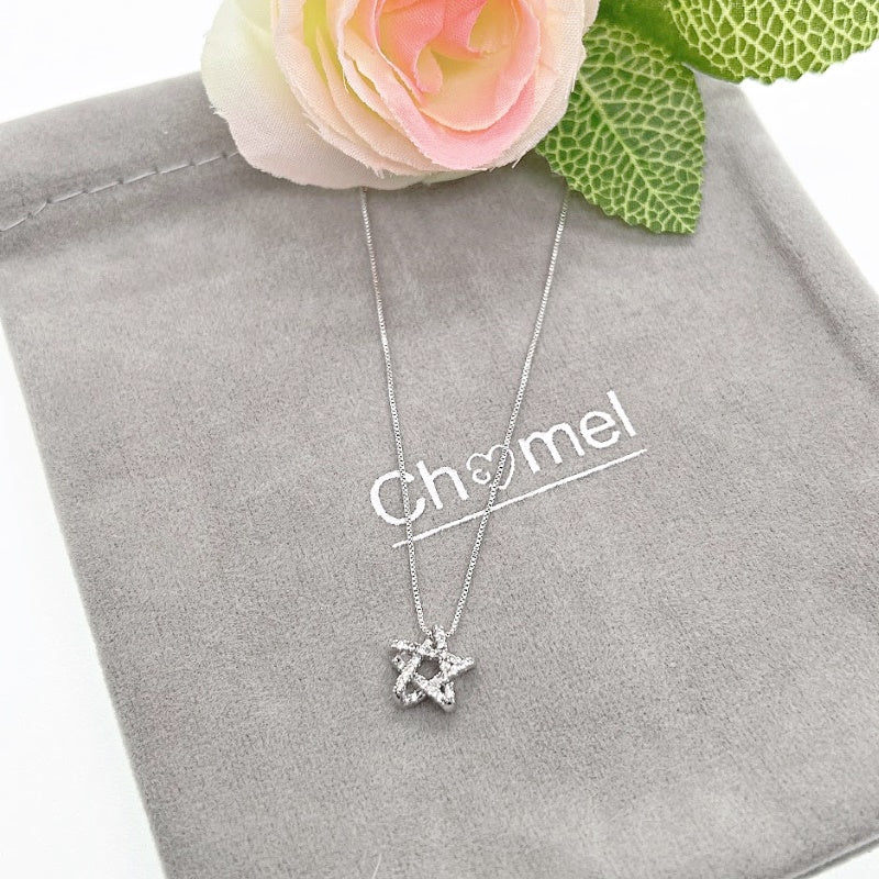 Star Cubic Zirconia Necklace - CHOMEL