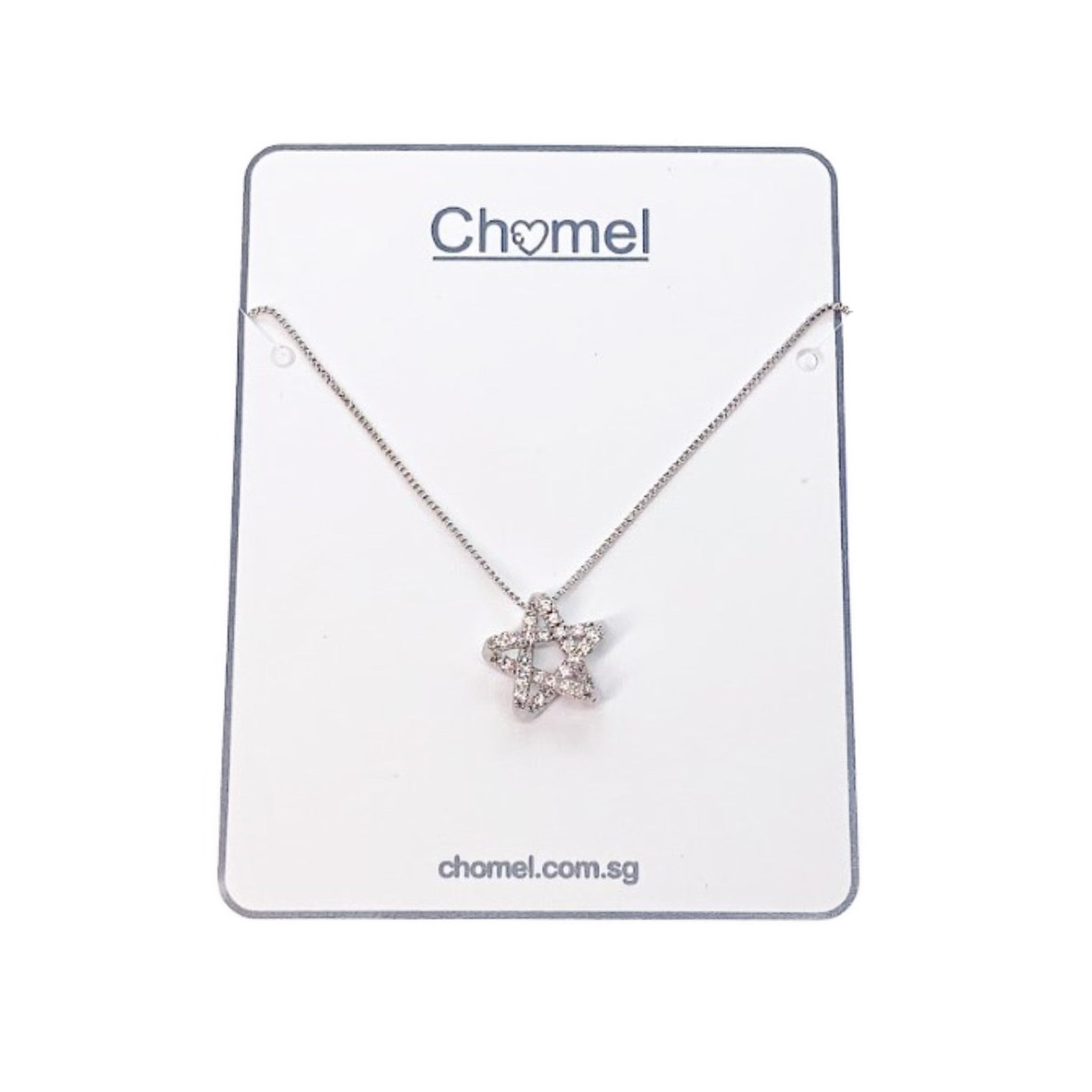Star Cubic Zirconia Necklace.