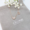 Butterfly Cubic Zirconia Necklace.