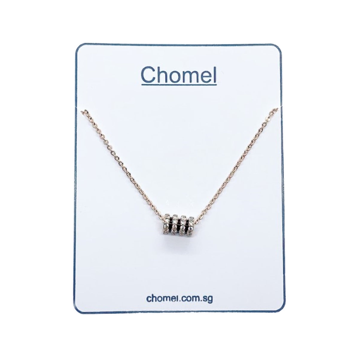 Tunnel Cubic Zirconia Necklace.