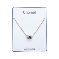 Tunnel Cubic Zirconia Necklace.