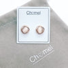 Simulated Moonstone Earrings.