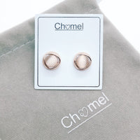 Simulated Moonstone Earrings.