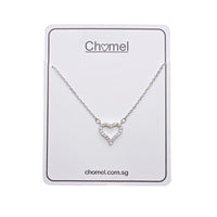 Heart Cubic Zirconia Necklace - CHOMEL