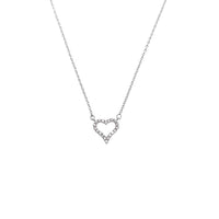 Heart Cubic Zirconia Necklace - CHOMEL