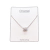 Tunnel Cubic Zirconia Necklace.