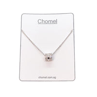 Tunnel Cubic Zirconia Necklace.