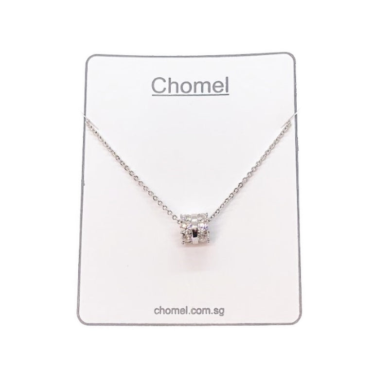 Tunnel Cubic Zirconia Necklace.