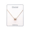 Tunnel Cubic Zirconia Necklace.