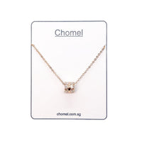 Tunnel Cubic Zirconia Necklace.