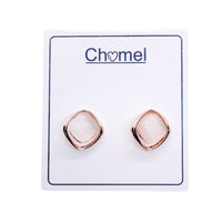 Simulated Moonstone Earrings.