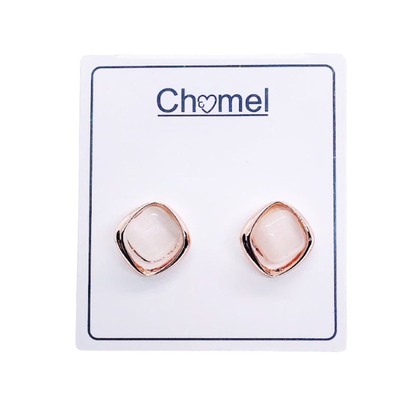 Simulated Moonstone Earrings.