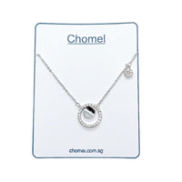 Round Cubic Zirconia Necklace.