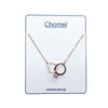 Interlocking Ring Necklace.