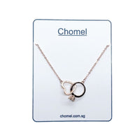 Interlocking Ring Necklace.