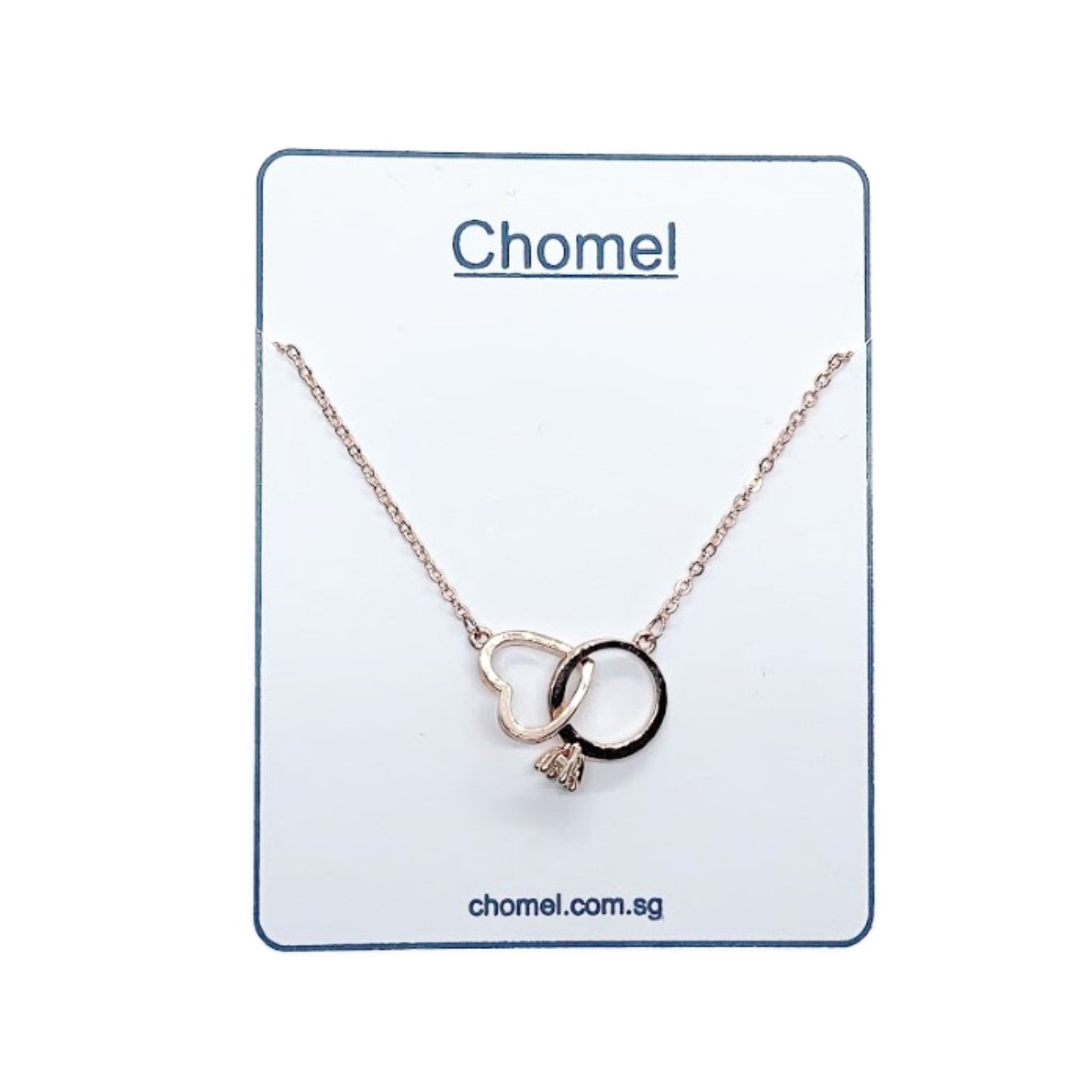Interlocking Ring Necklace.