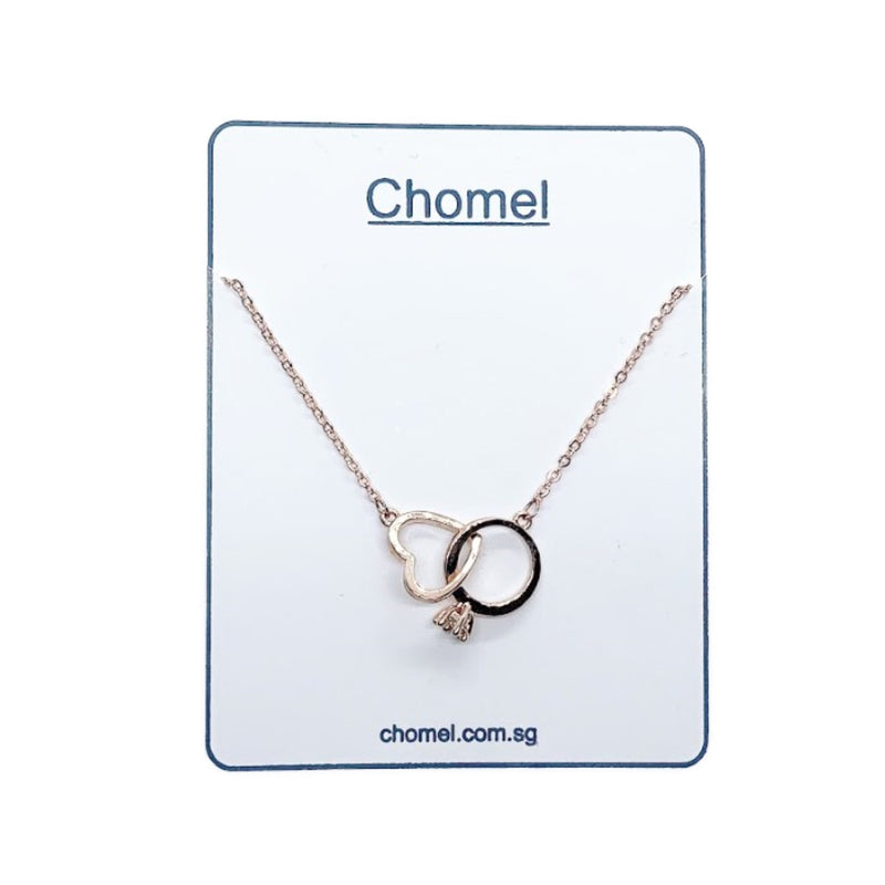 Interlocking Ring Necklace.