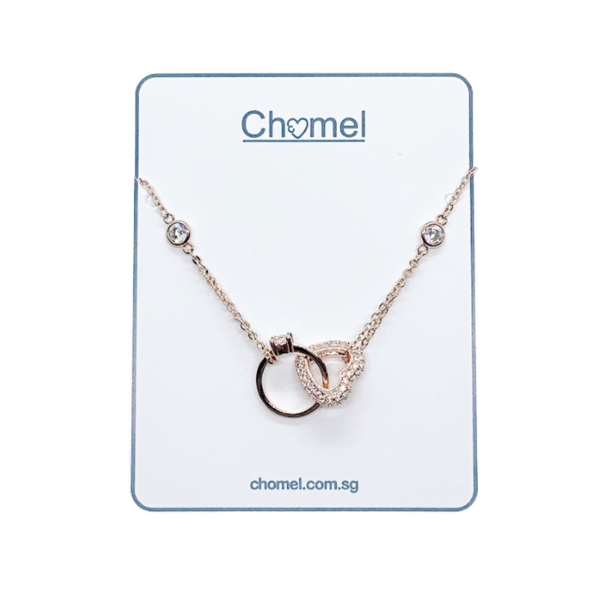White gold hotsell ring necklace