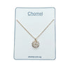 Cubic Zirconia Pendant Necklace.