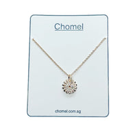 Cubic Zirconia Pendant Necklace.