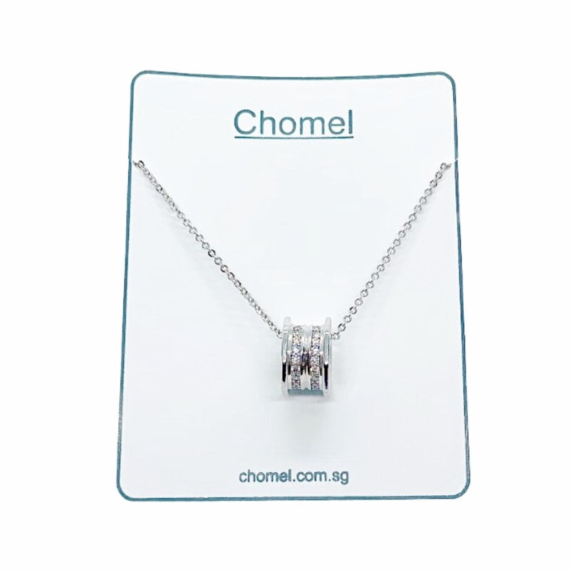 Tunnel Cubic Zirconia Necklace.