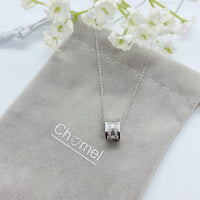Tunnel Cubic Zirconia Necklace.