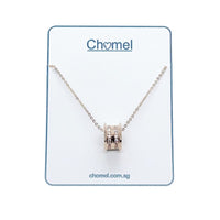 Tunnel Cubic Zirconia Necklace.