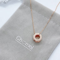 Tunnel Cubic Zirconia Necklace.