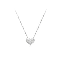 Heart Cubic Zirconia Necklace.