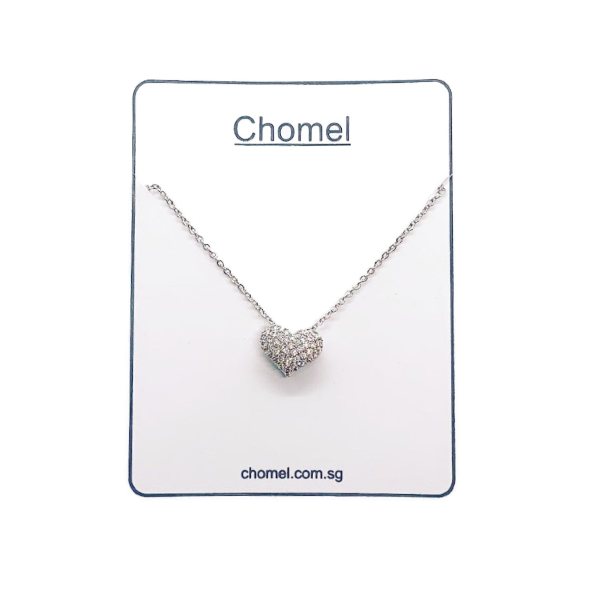 Heart Cubic Zirconia Necklace.