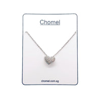 Heart Cubic Zirconia Necklace.
