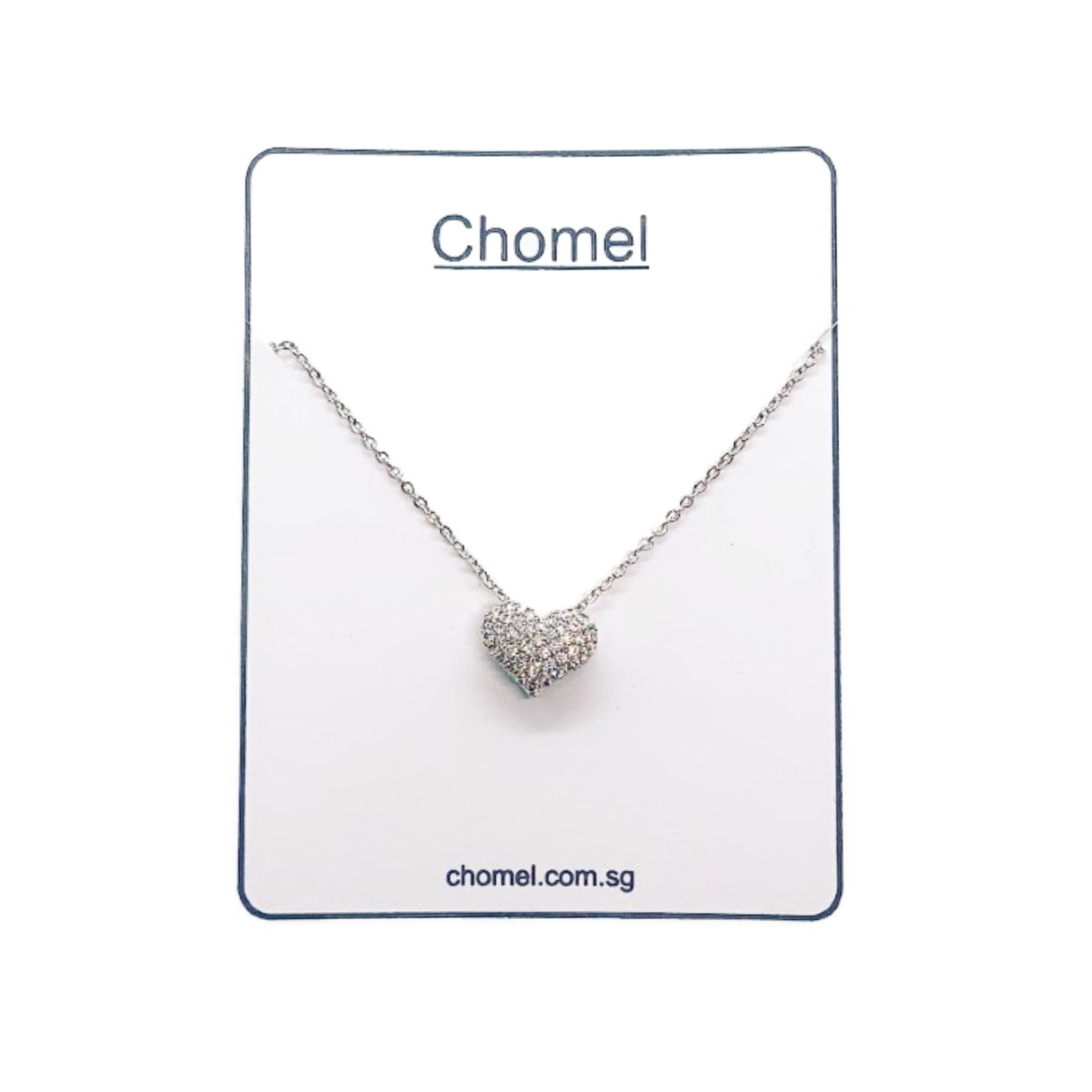 Heart Cubic Zirconia Necklace.