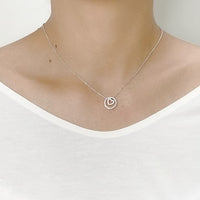 Heart Cubic Zirconia Necklace.