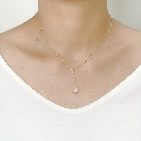 Cz drop necklace clearance