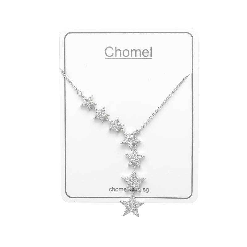 7 Stars Cubic Zirconia Necklace.