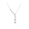 7 Stars Cubic Zirconia Necklace.