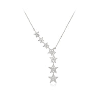7 Stars Cubic Zirconia Necklace.