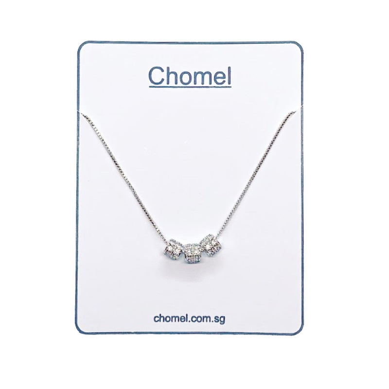 Cubic Zirconia Pendant Necklace.