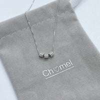 Cubic Zirconia Pendant Necklace.