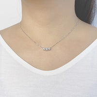 Cubic Zirconia Pendant Necklace.