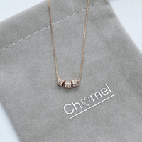 Cubic Zirconi Pendant Necklace.