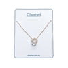 Solitaire Cubic Zirconia Necklace.