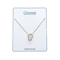 Solitaire Cubic Zirconia Necklace.