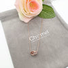 Interlocking Cubic Zirconia Necklace - CHOMEL